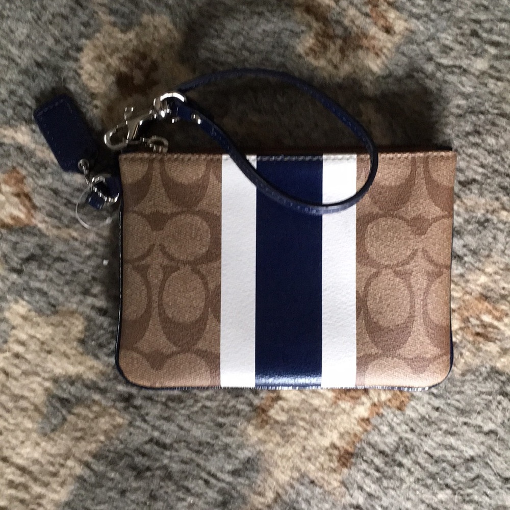 Small coach wristlet